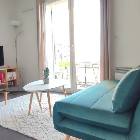 Joli T2 A 10min A Pied Du Village, Parking, Vue Degagee, Au Calme 아파트 콜리우르