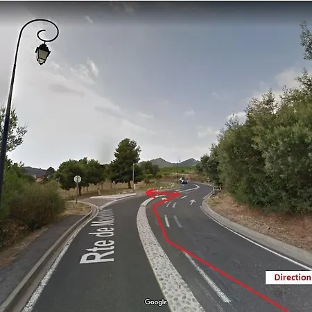 Joli T2 A 10min A Pied Du Village, Parking, Vue Degagee, Au Calme 콜리우르